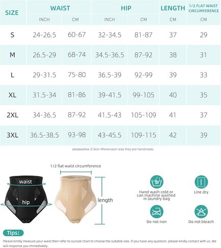 Huvgim Shapewear Tummy Control Thong for Womens, High Waist Shaping Underwear Body Shaper Panties Girdle in Saudi Arabia