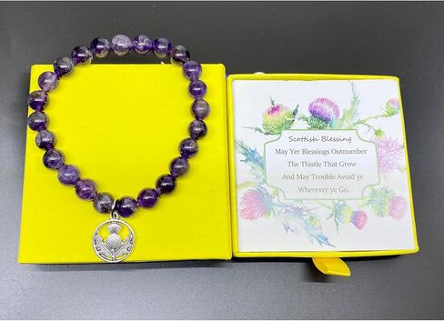 سوار الشوك أوتلاندر ساسيناش هدية الشوك سحر الشوك هدية للنساء مجوهرات اسكتلندية الزفاف Bagpiper هدية اسكتلندا تذكارية in Kuwait