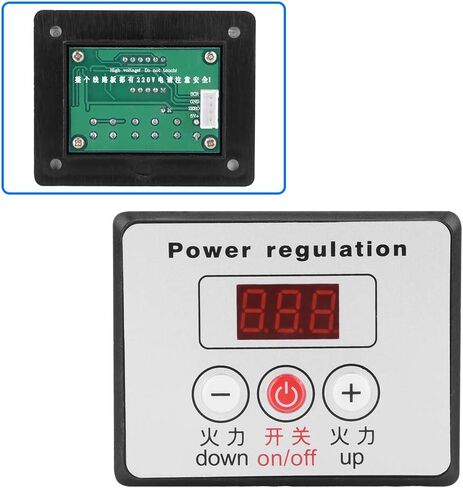 YWBL-WH SCR Digital Voltage Regulator 10000W Adjustable Electric Motor Speed Control Dimmer Thermostat Module AC 220V, Regulator in Saudi Arabia