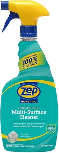 Zep Home Pro Streak-Free Multi-Surface Cleaner - 32 Fl. Oz. - R49406 - Pro Trusted Cleaning Power: Now in Refreshing Scents and Family Friendly Formulas (6)… in Kuwait