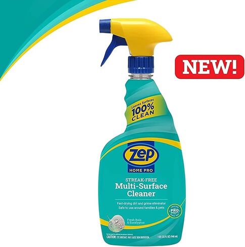 Zep Home Pro Streak-Free Multi-Surface Cleaner - 32 Fl. Oz. - R49406 - Pro Trusted Cleaning Power: Now in Refreshing Scents and Family Friendly Formulas (6)… in Kuwait