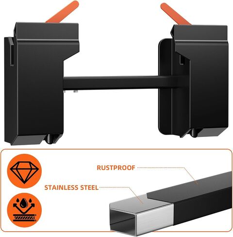 Adjustable Skid Steer Adapter，4000 LBS Capacity Adjustable Conversion Adapter Plate Universal Adapter Compatible with Bobcats, Kubota in Saudi Arabia