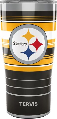 كوب معزول من Tervis NFL Pittsburgh Steelers-Hype Stripes، 20 أونصة، من الفولاذ المقاوم للصدأ in Kuwait