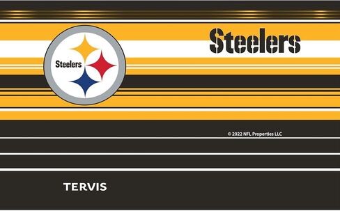 كوب معزول من Tervis NFL Pittsburgh Steelers-Hype Stripes، 20 أونصة، من الفولاذ المقاوم للصدأ in Kuwait