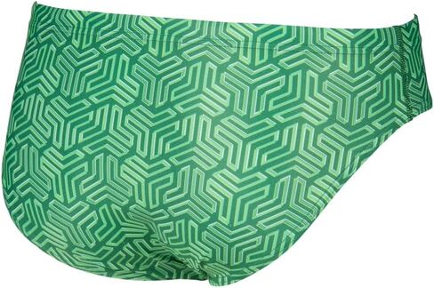Arena Men's Brief Kikko, Black-Multi Green, 42 in Saudi Arabia