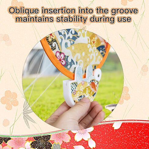 12 Pcs Hand Fans for Women Foldable, Portable Pop Up Folding Fan Handheld Fans Cute Pocket Mini Round Plastic Fans for Child Summer Travel(Janpanse) in Saudi Arabia