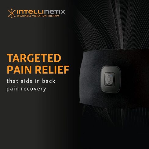 Brownmed - لفافة علاج الظهر Intellinetix - لفافة ضغط مع مدلك للظهر يمكن ارتداؤه - دعم الظهر للرجال والنساء - دعم أسفل الظهر للمرونة والدورة الدموية وألم العضلات in Kuwait