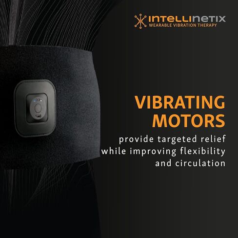 Brownmed - لفافة علاج الظهر Intellinetix - لفافة ضغط مع مدلك للظهر يمكن ارتداؤه - دعم الظهر للرجال والنساء - دعم أسفل الظهر للمرونة والدورة الدموية وألم العضلات in Kuwait