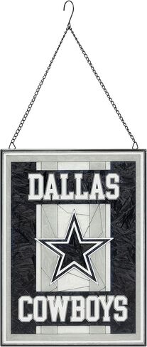FOCO NFL unisex-adult NFL Team Stripe Stain Glass Sign in Saudi Arabia