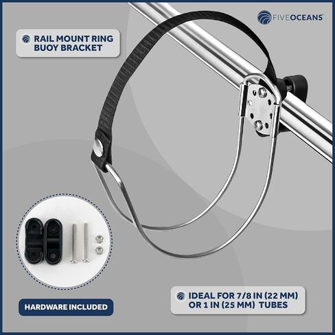 Five Oceans Ring Buoy Bracket Holder, Rail Mount/Flat Mount in Saudi Arabia