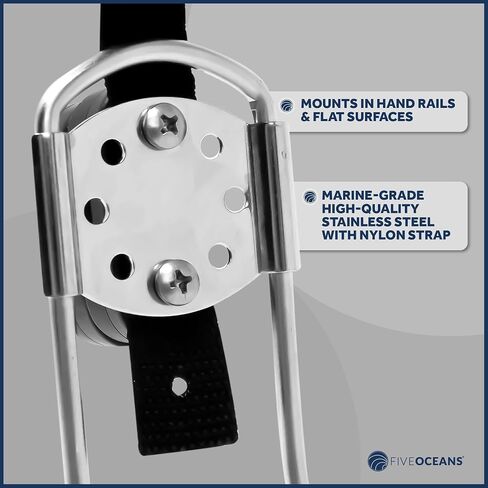 Five Oceans Ring Buoy Bracket Holder, Rail Mount/Flat Mount in Saudi Arabia