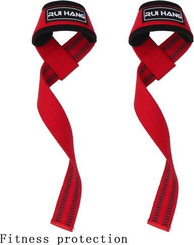 Weightlifting Straps Deadlift Lifting Strap Weight Lifting Gym Wraps Wrist Straps For Weightlifting Men Women Support Heavy Duty Grips Strength Anti-Slip in Saudi Arabia