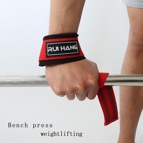 Weightlifting Straps Deadlift Lifting Strap Weight Lifting Gym Wraps Wrist Straps For Weightlifting Men Women Support Heavy Duty Grips Strength Anti-Slip in Saudi Arabia