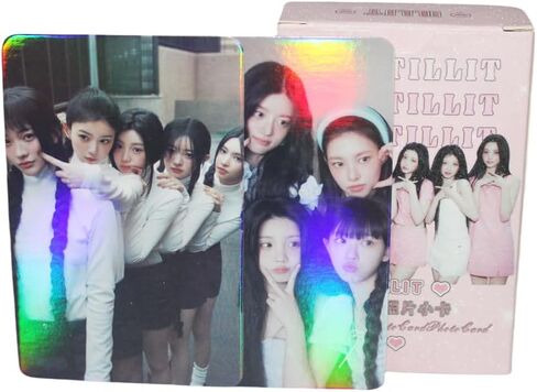 Yuto illit kpop Laser Photocard 55 قطعة ألبوم illit سوبر ريل مي بطاقة ليزر Kpop illit lomo بطاقات Kpop illit ألبوم بطاقة illit ليزر رسالة بطاقة بريدية هدية لمحبي Daugher in Kuwait