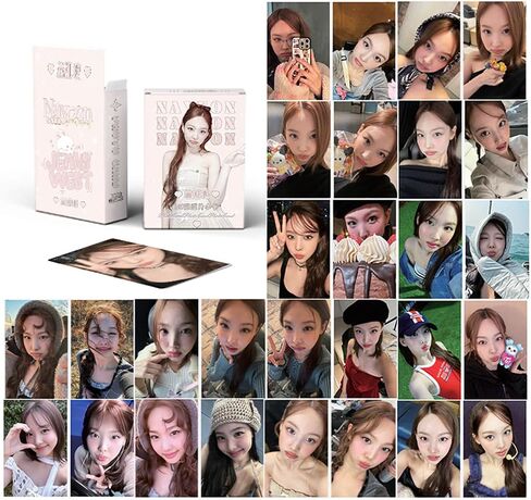 NAYEON Photocards TWICE NAYEON Laser Photocards 50 قطعة NAYEON Holo Effect Lomo Cards هدية لمحبي NAYEON Kpop Gift Set هدية عيد ميلاد للفتيات والفتيان in Saudi Arabia