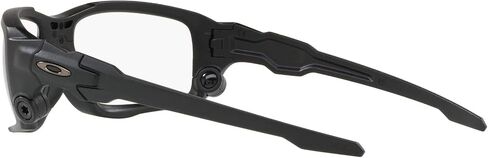 Oakley SI Men's OO9329 SI Ballistic Shocktube Round Sunglasses, Matte Black/Clear & Grey, 61 mm in Saudi Arabia