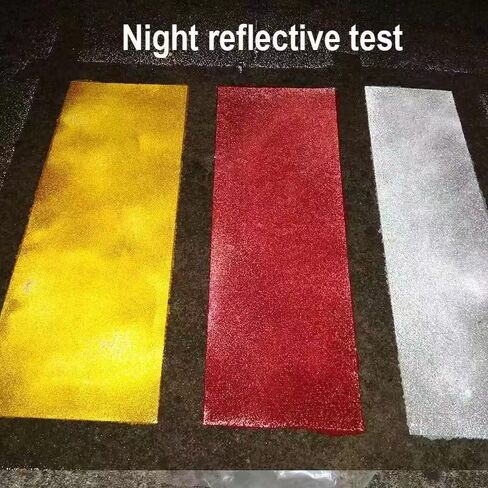 Reflective Beads are Used for Road Marking, Kerb Paint, Car Parks, Airports Reflective Glass Beads (2.2LB) Super Bright Reflective Paint Coatings. in Saudi Arabia