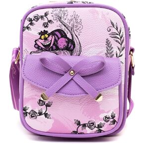 Disney Alice in Wonderland Cheshire Cat Luxe 8" Crossbody Bag