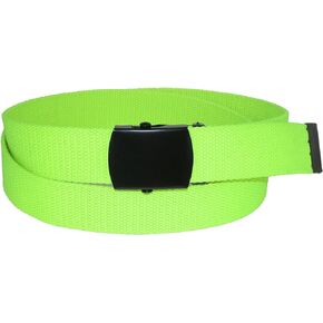 CTM® Plus Size Adjustable Neon Fabric Web Belt