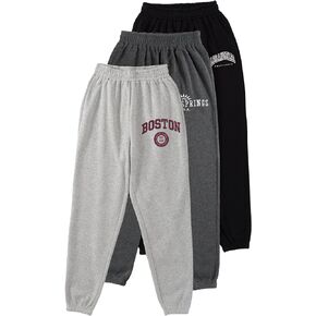 Floerns Women's 3 Piece Graphic Print Drawstring Waist Jogger Sweatpants