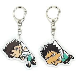 Inc. - Set of 2 Haikyuu Acrylic Keychain Hajime Iwaizumi (Iwa-chan), Oikawa Tooru v4