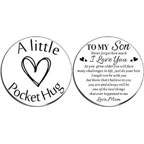 Pocket Hug Token Gifts For Son Grown Son Gifts From Mom Long Distance Gifts Christmas Gifts For Teens Boys Son Inspirational