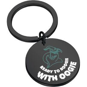 KEYCHIN Funny Oogie Keychain Ogie Movie Fans Gifts Ready To Boogie With Oogie Jewelry For Friend Family