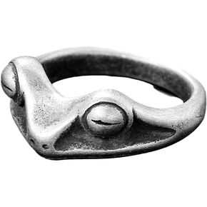 Jude Jewelers Retro Vintage Stainless Steel Cute Frog Style Cocktail Party Halloween Biker Ring
