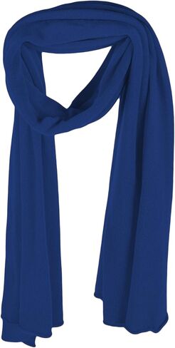 وشاح لف كشمير 100% للسيدات من Love Cashmere - أزرق غامق - صناعة يدوية في اسكتلندا in Kuwait