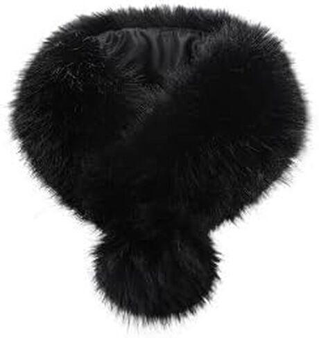 Fur Story Women's Faux Fur Scarf Ladies Winter Warm Neck Wraps Fashion Scarf Scarves for Women in Saudi Arabia