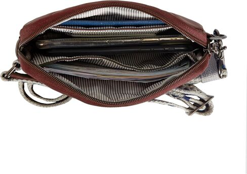 Travelon Boho Anti-Theft Phone Sling, Paprika in Saudi Arabia