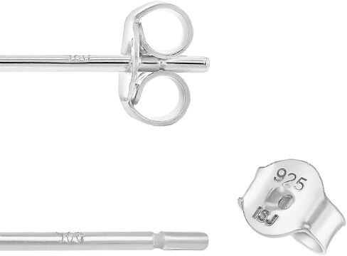 925 Sterling Silver Pink Cubic Zirconia Heart Ball Stud Dangle Earrings For Girls & Preteens- Delicate Safety Back Stud Earrings For Toddlers, Little Girls & Preteens in Saudi Arabia
