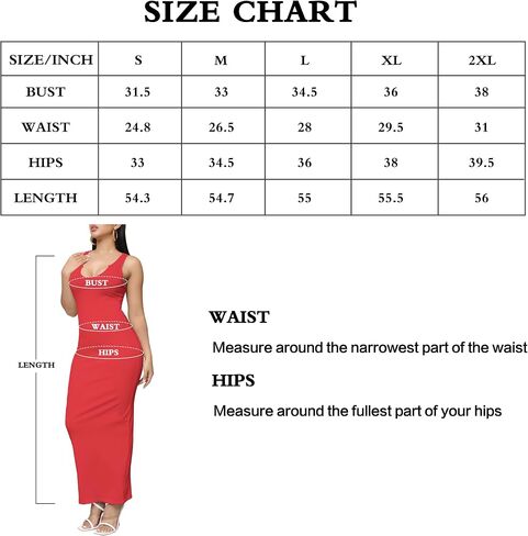 Bamulu المرأة مثير Bodycon تانك القمم فستان طويل ماكسي Racerback الصيف عادية سليم صالح فستان الشمس بلا أكمام صالة الأساسية 2024 in Kuwait