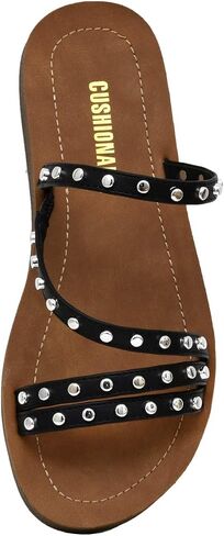 CUSHIONAIRE Women's Ingrid slide sandal in Saudi Arabia