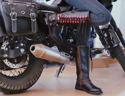 Women's Knee-High Fashion Boots, Comfortable Low Heel Mid Calf Flat Boots for Ladies. in Saudi Arabia