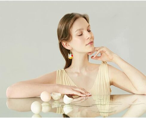 أقراط فرشاة طلاء فنية من CHUNYANAN، أقراط متدلية متدلية للنساء والفتيات، هدية مجوهرات ساحرة للرسام الملون in Kuwait