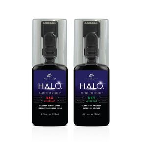 HALO WAX and WET Bike Chain Lubricant | Premium Bicycle Care for Extended Drivetrain Performance Efficiency | Bottle with Smart Luber, 8 fl oz / 240 ml