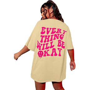 SOLY HUX Plus Size Graphic Tees for Women Oversized Tshirts Vintage T Shirt Casual Trendy Summer Loose Tops
