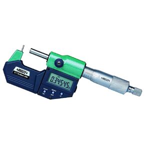 INSIZE 3561-25E Electronic Cylindrical Anvil Tube Micrometer, Type A, 0"-1"/0 mm-25 mm
