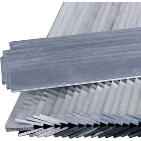 5pcs 4mm x 25mm x 250mm 6061 Aluminum Flat Bar Flat Plate Sheet