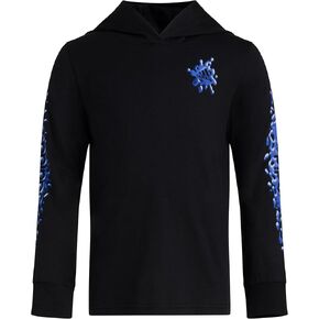 adidas Boys' Long Sleeve Cotton Bos Logo Hooded T-Shirt