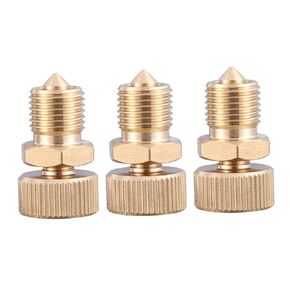 Housoutil 3pcs Bleed Valve Air Pressure Relief Valve Water Heater Drain Valve 1/8 Bleeder Valve Tortillas Warmer Pressure Release Valve Boiler Relief Valve Air Heater Corn Cake Deflation