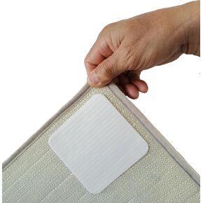 Non-Slip mat，“Vacuum TECH" - New Materials to Non Slip Rug Pads，Keep Your Rug in Place & Make Corner Flat，Under Rug Carpet Tape,Machine Washable Non-Slip pad