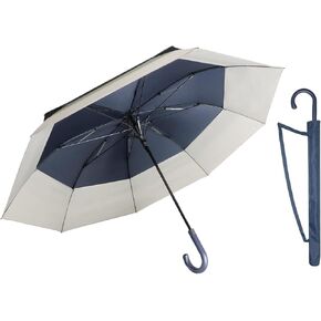 Golf Umbrella Windproof 62/64 Inch，Extra Large Stick Umbrella Double Canopy Vented and Automatic Open for Men and Women in Kuwait