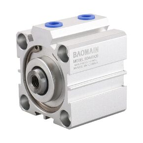 Baomain Compact Thin Air Cylinder SDA 40 X 20 40mm Bore 20mm Stroke PT1/8 port