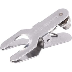 Spherical Pinch Clamp, Stainless Steel Lab Clamp Pinch Clip Glass Ball Clamp Laboratory Tools(18#)