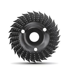 Wood Carving Disc Set with 7/8" Arbor for 5"" Angle Grinder, Woodworking Grinding Wheel Cutting Shaping Disc Angle Grinder Attachments for Wood Carving Grinding