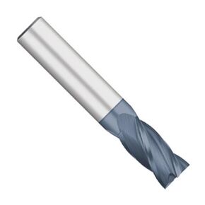Kodiak Cutting Tools KCT166428 USA Made Solid Carbide End Mill, 4 Flute, 5/32" Diameter, ALTIN Coated, 3/16" Shank, 9/16" Length of Cut, 2" Overall Length