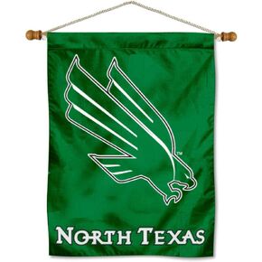 North Texas Mean Green Banner with Hanging Pole