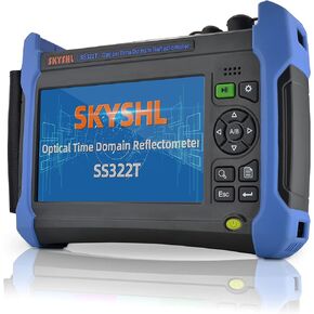 1310nm/40dB+1550nm/38dB+1625nm/38dB SM Fiber PON OTDR Tester with OPM+OLS+VFL+Event Map+APP Module+7inches Touch Screen Compatible with SC+ST+FC+LC UPC&APC-SS322T-3B1